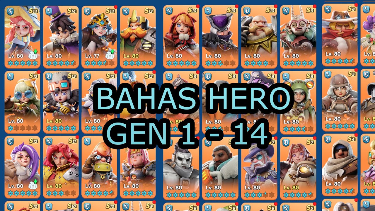 PEMBAHASAN HERO GEN 1 - 14 - Whiteout Survival