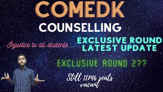 Comedk Counselling 2021 Exclusive Round Details Latest Updateexclusive Round 