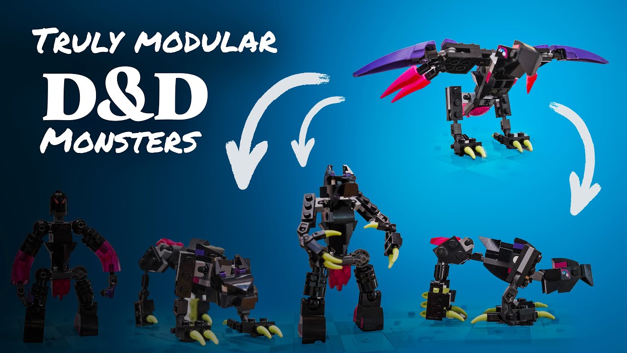 Building a modular D&D Monster out of 1 LEGO Set - YouTube