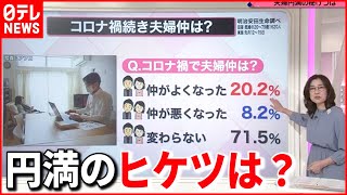 【解説】コロナ禍  夫婦関係に変化は？アンケート結果公表