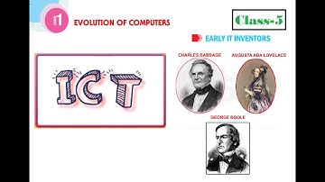 ICT | Computer | Class 5 | Evolution of Computers | C2S1 | By Techno Com