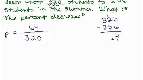 Percent Increase & Decrease 2