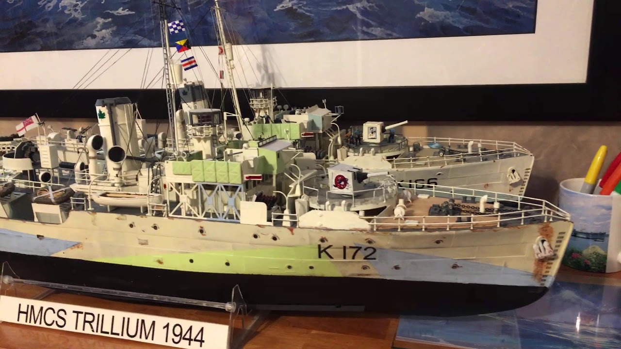 Corvettes HMCS Trillium, HMCS Snowberry & U-Boat 154