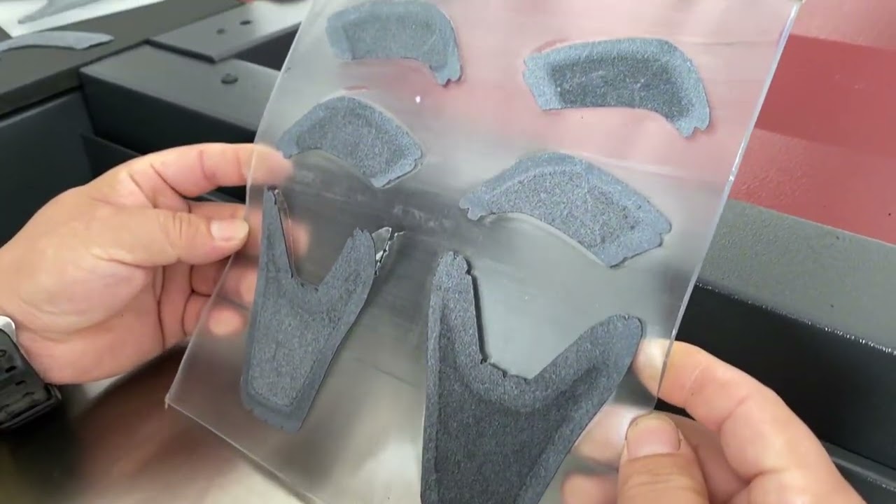 K520L Leather splitting machine for Car interior （with mold）