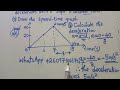 PHYSICS SPEED TIME GRAPH PLOTTING AND DECELERATION