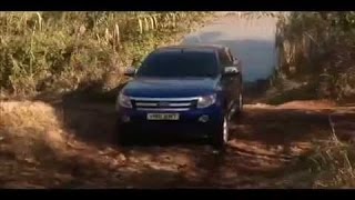 Ford Ranger with locking rear differential - steep terrain