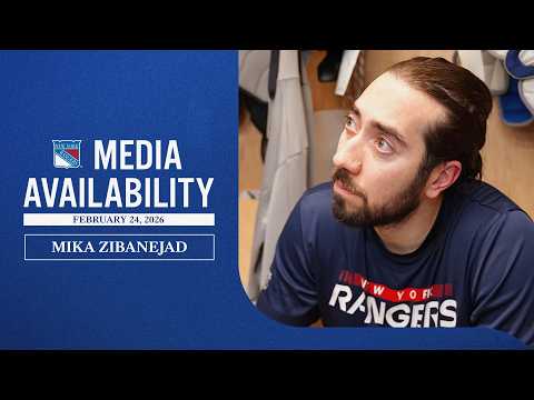 NYR Practice: Mika Zibanejad | Feb. 24, 2026