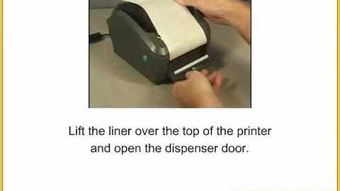 Zebra GX420D Dispenser Mode