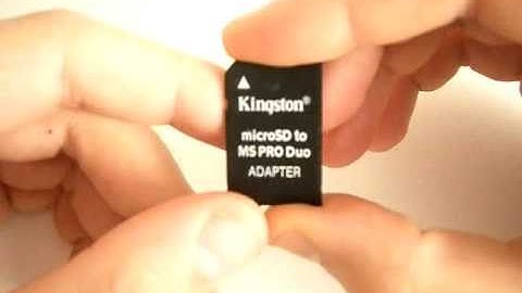 Unboxing Review Micro SD to Memory Stick MS PRO Duo Adapter
