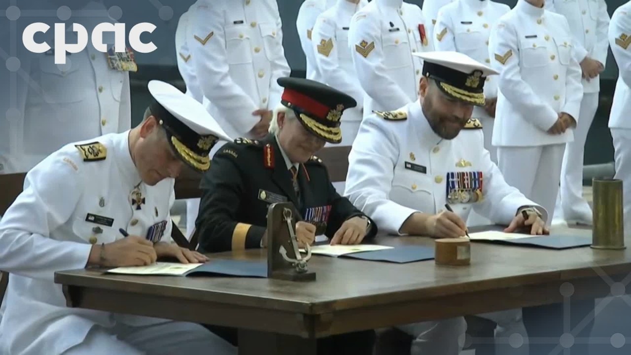 Royal Canadian Navy welcomes new commander – June 16, 2026 - YouTube
