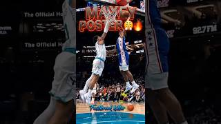 Tyrese Maxey POSTER DUNK on Fastbreak 😤🔥 Insane NBA Highlight #shorts