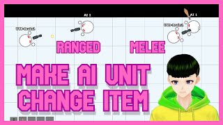 【Modd.io Tutorial #41】AI unit change item by distance screenshot 2