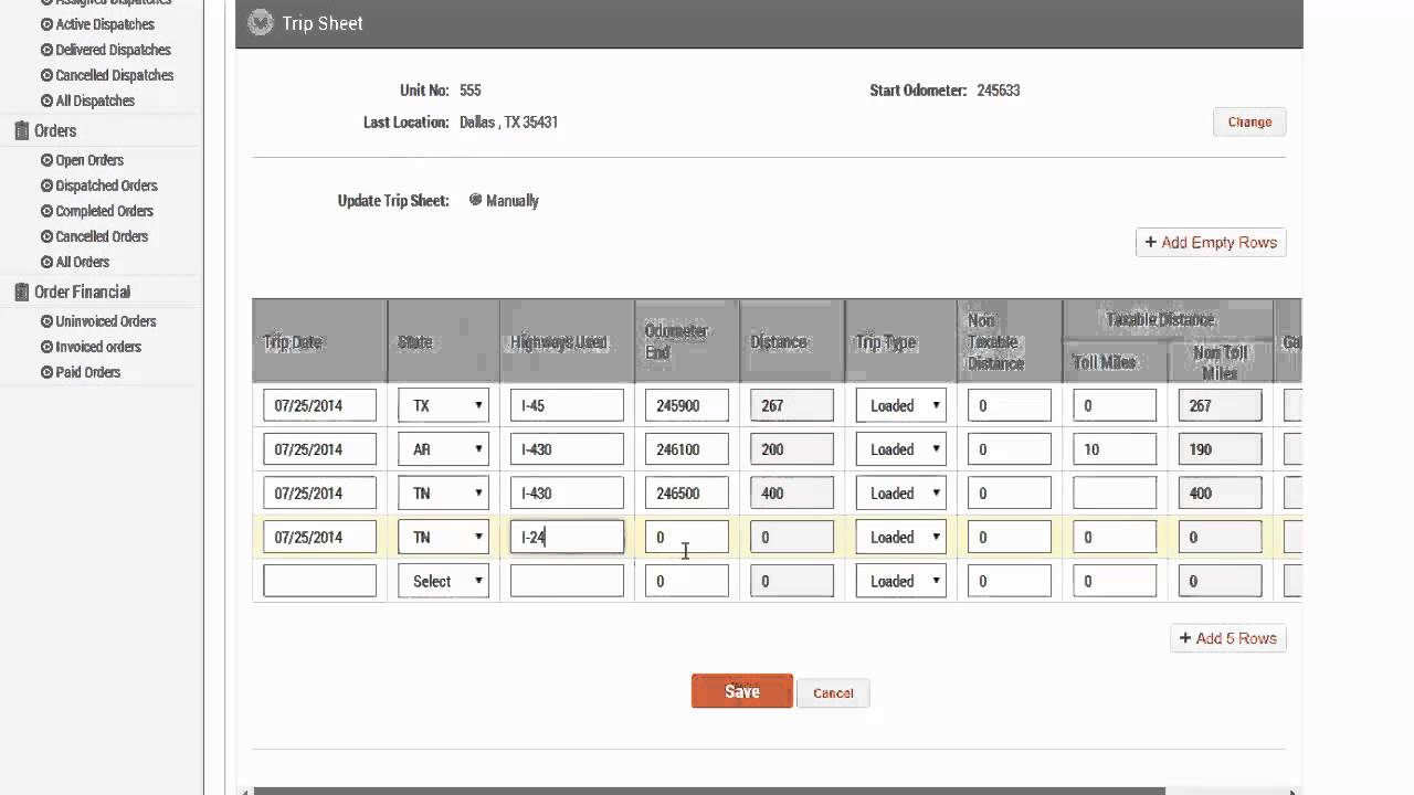 ifta mileage and fuel log