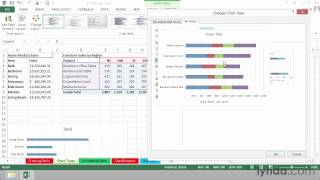 40 Microsoft Excel 2013 Essential Training Tutorial Chart Types