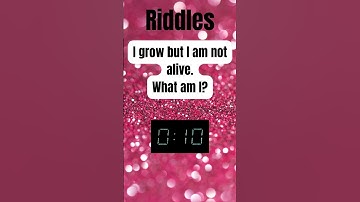 #RiddleEnglish 69 | I Grow… But I’m Not Alive? 🌱🧊 #riddleswithanswers #deepthoughts #mindgames