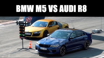 BMW M5 F90 vs AUDI R8