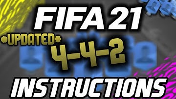*UPDATED* 4-4-2 TACTICS/INSTRUCTIONS // FIFA 21 ULTIMATE TEAM