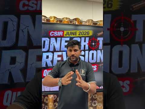 CSIR JUNE 2026 ONE SHOT REVISION QUANTUM MECHANICS