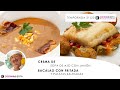 CREMA de sopa de ajo y BACALAO con fritada y patatas 👩🏻‍🍳 Cocina Abierta de Karlos Arguiñano