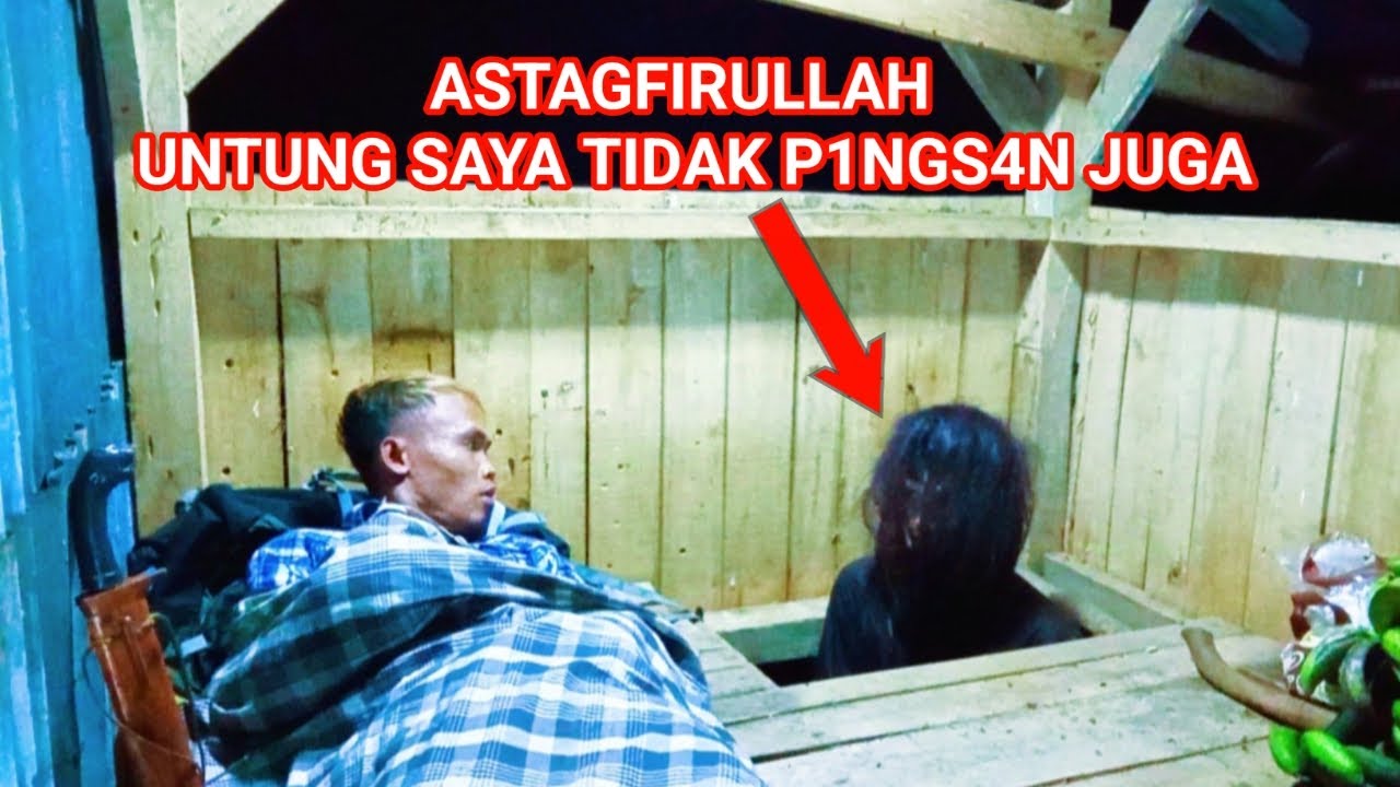 CAMPING HOROR DIA MUNCUL DIDEPAN MATA UNTUNG SAJA SAYA TIDAK P1NGS4N