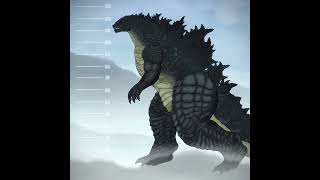 MONSTERS SIZE COMPARISON 🔥 Godzilla Minus One vs Ultima vs Earth vs Kong vs Shimo 😱