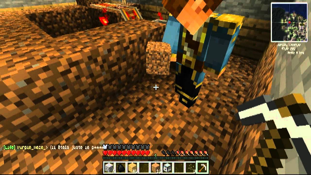 Tuto Minecraft #2 : Faire une cachette (méga) secrète avec un minecart