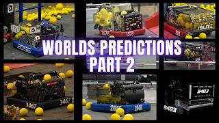 FRC Worlds Divisions Predictions! | Hopper, Johnson, Milstein, and Newton