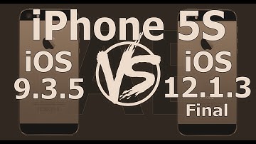 Retro iPhone 5S Speed Test : iOS 9.3.5 vs iOS 12.1.3 Final
