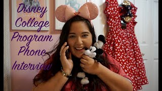 *ACCEPTED* Disney College Program Phone Interview | Fall Advantage 2019