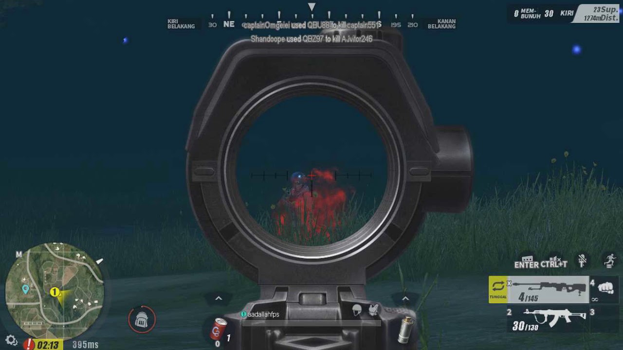 ROS FPS AWM KILL Night vs Thompson ROS Indonesia Game