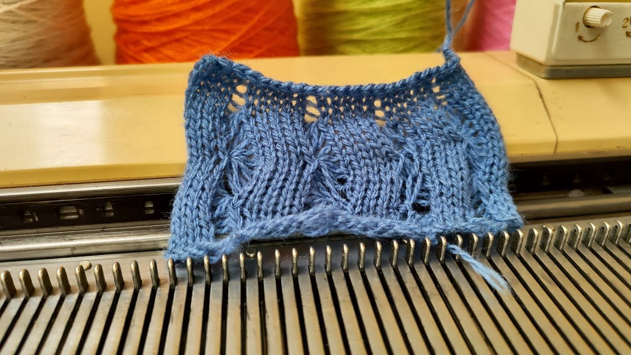 CURSO DE TEJIDOS A MAQUINA: N° 59 PUNTO TIPO CROCHET