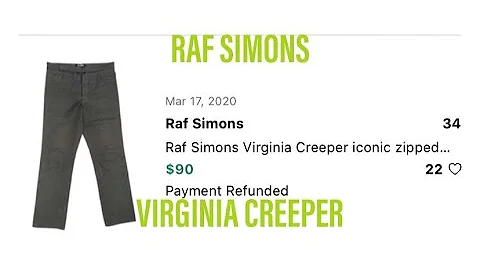 RAF Simons Virginia Creeper