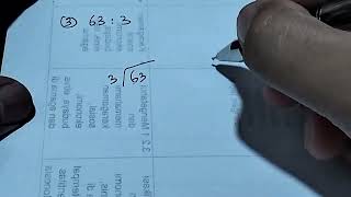 Pembagian Bersusun Dari 63 Dibagi 3 Cara Pembagian Bersusun