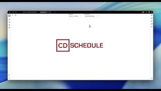 Introducing CD Schedule