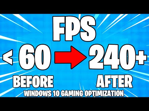 How To Optimize Windows 10 For Gaming! Increase FPS u0026 Performance on PC! (Works 2021!)