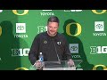 Dan Lanning full press conference | Oregon Football Media Day 2026