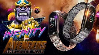 Thanos - Невероятный Металлический Ремешок для Mi Band 3/4 | СотаХата