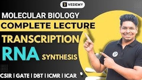 Transcription | Molecular Biology | One Shot Lecture | Virendra Singh | CSIR | DBT | ICMR | GATE |