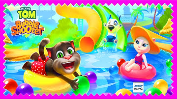 Talking Tom Bubble Shooter Game Level 1 - 10 😻 ( Tom Bubble Game ) 🥽 @GamePointPK