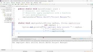 JA12: Parameterize Java Methods