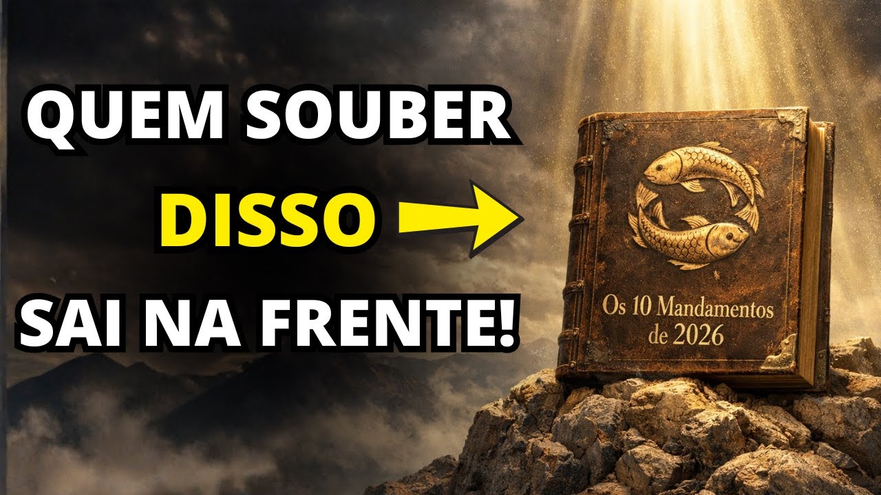 Os 10 mandamentos de 2026 para o signo de Peixes - Saiba o QUANTO ANTES!