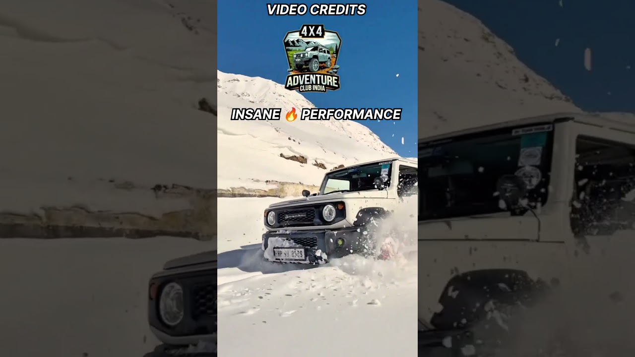 Stunning 💥 Such a Capable Offroader 🔥 Snow King Jimny is Here 😍