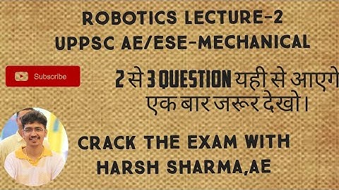 Robotics lecture 2-Asimovs law and classification of Robots UPPSC AE/ESE
