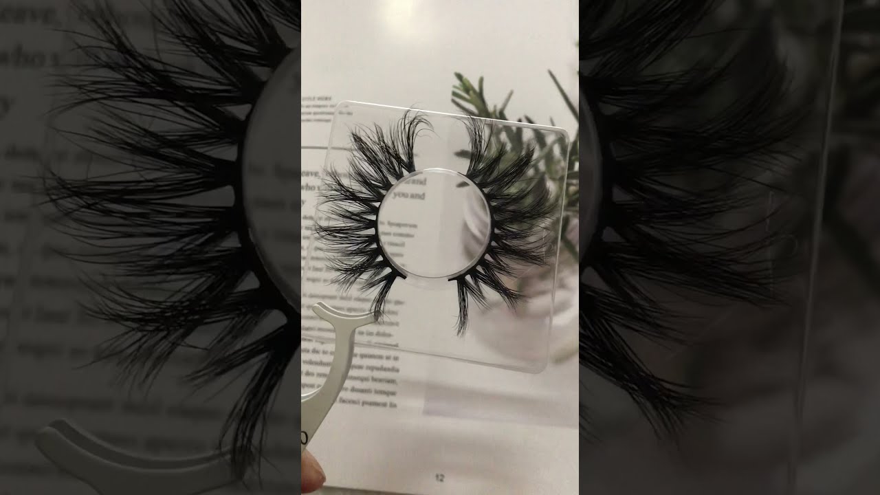 US Best Selling 25mm Lashes Wholesale Cruelty Free 25mm Mink Lashes Vendor 