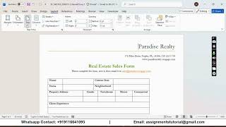 Full Shelly Cashman Word 365 | Module 10: End of Module Project 1 Paradise Realty Guide