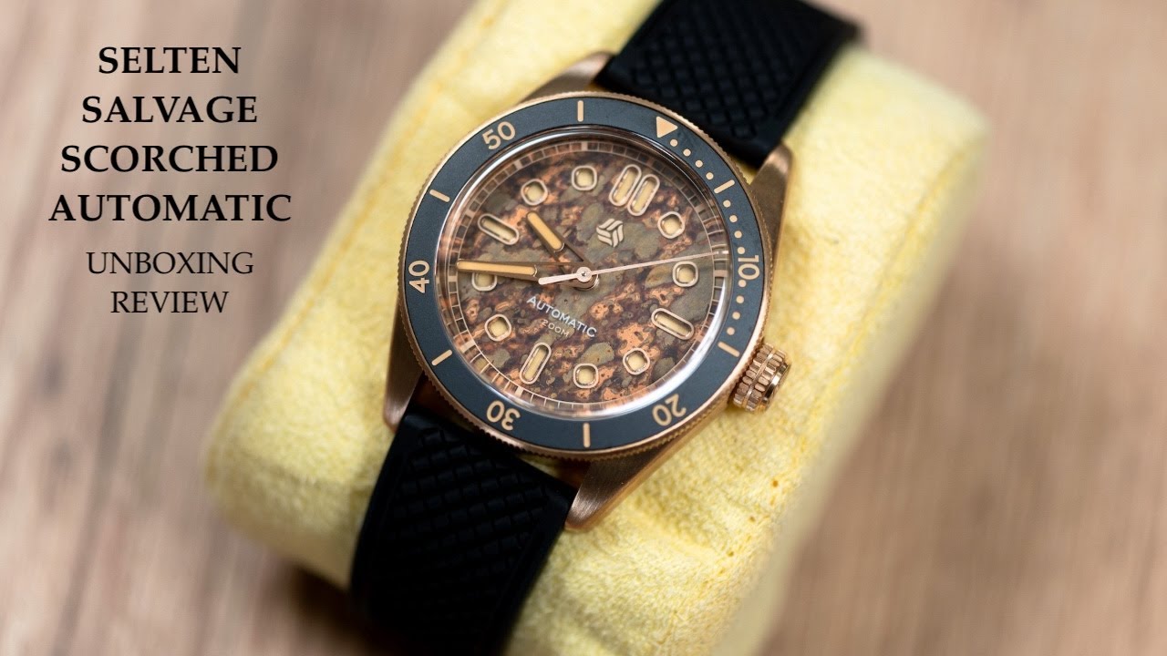 Selten Salvage Bronze Scorched Automatic Watch | Review Valjoux