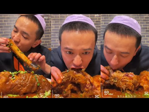 ASMR Makan Kaki Kikil Kambing Panas || Mukbang Makan Kikil Kambing Paling Nikmat Dan Lezat