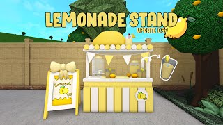 Bloxburg : LEMONADE STAND | Update 0.9.7 | Summer Update!