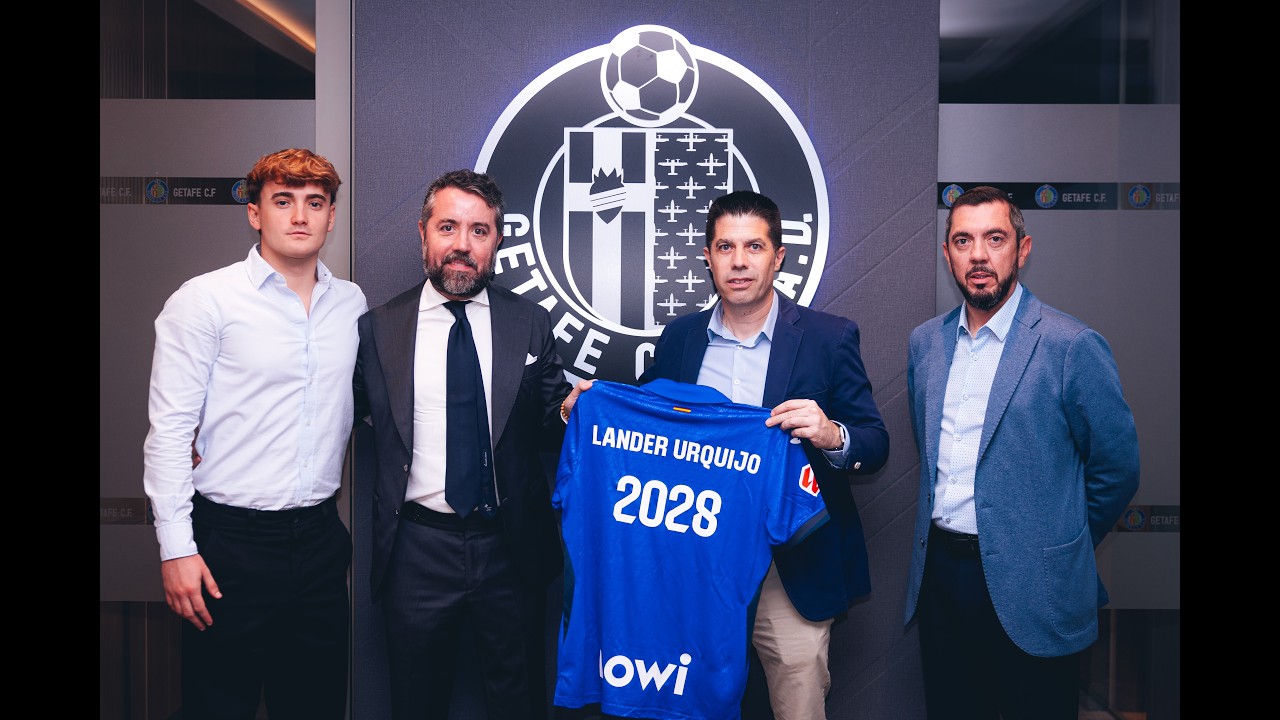 Lander Urquijo y el Getafe CF unen sus caminos