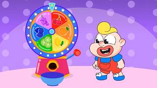 MY FAVORITE FRUITS - LEARN COLORS WITH FRUITS SPIN + MORE | 2D BILLIONS NURSERY RHYMES KIDS SONGS screenshot 5